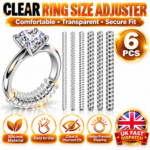 Invisible ring size adjuster - ring,