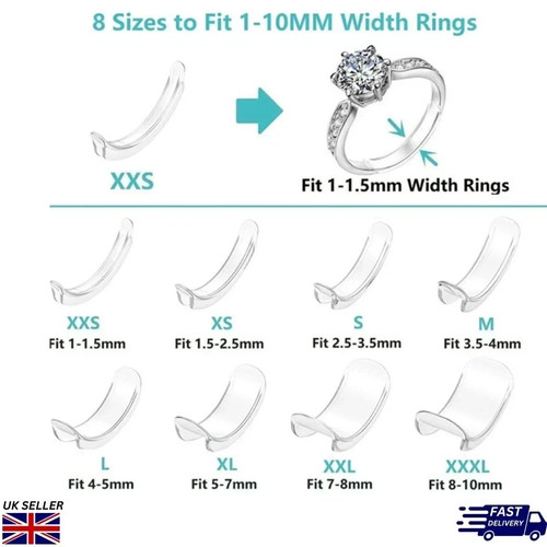 Invisible clear ring - invisible, size